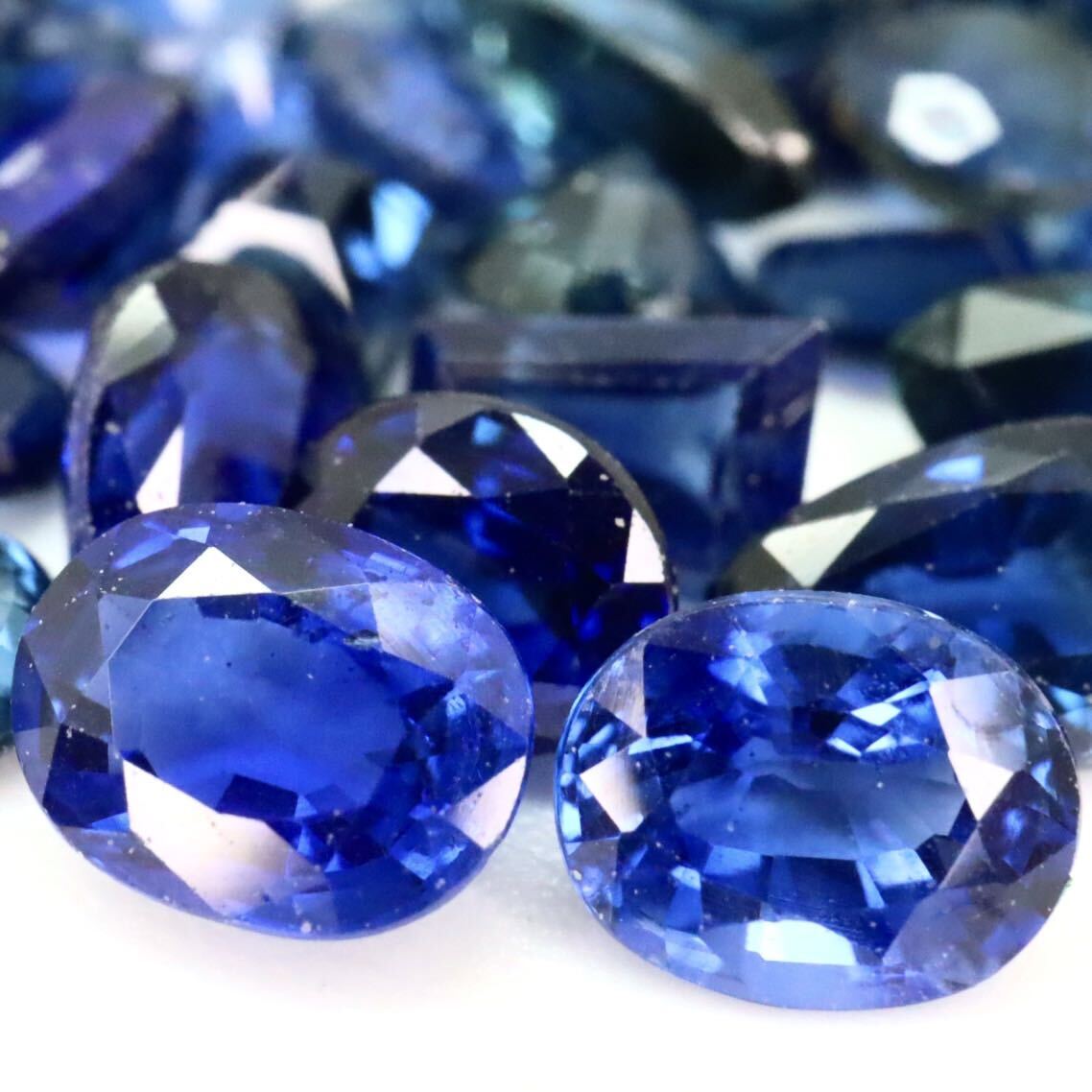 (天然サファイアおまとめ50ct)m 裸石 宝石 Sapphire sapphire サファイア コランダム 藍玉 jewelry ジュエリー K②_画像2