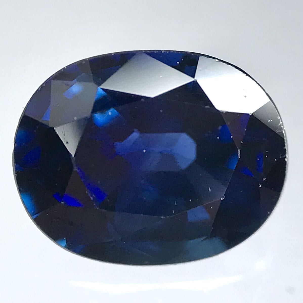 (天然サファイア1.000ct)m 約6.7×5.3mm ルース 裸石 宝石 ジュエリー sapphire corundum コランダム iの画像1