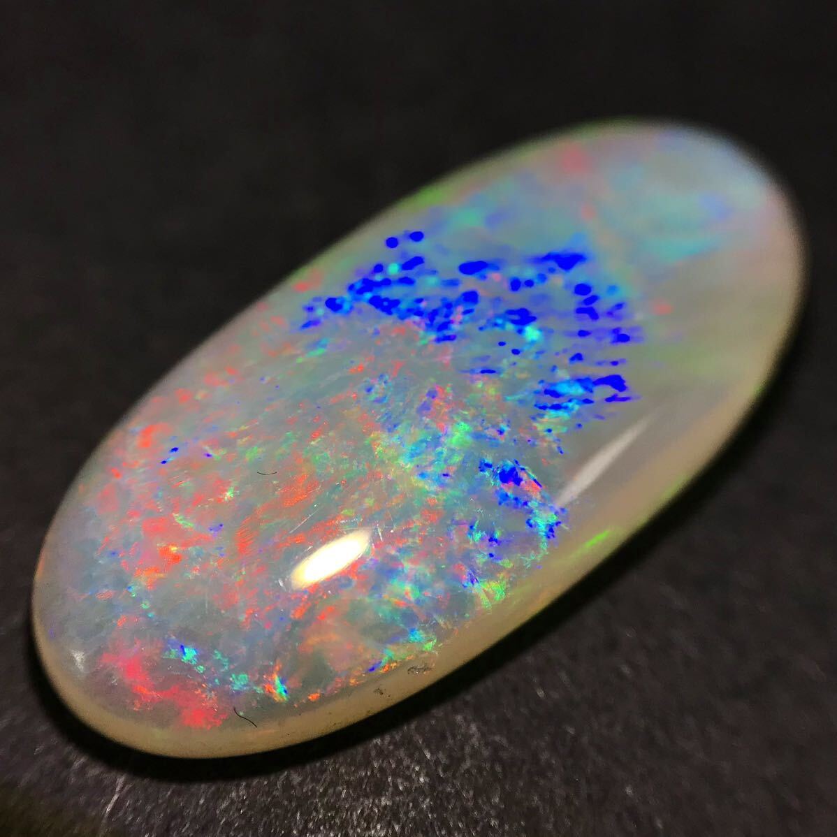 . color effect!!( natural opal 5.750ct)m approximately 21.7×10.5mm loose unset jewel gem jewelry jewelry opal i