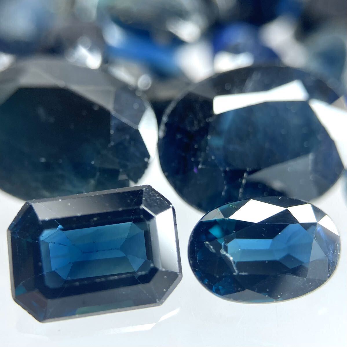(天然サファイアおまとめ50ct)m 裸石 宝石 Sapphire sapphire サファイア コランダム 藍玉 jewelry ジュエリー K_画像1