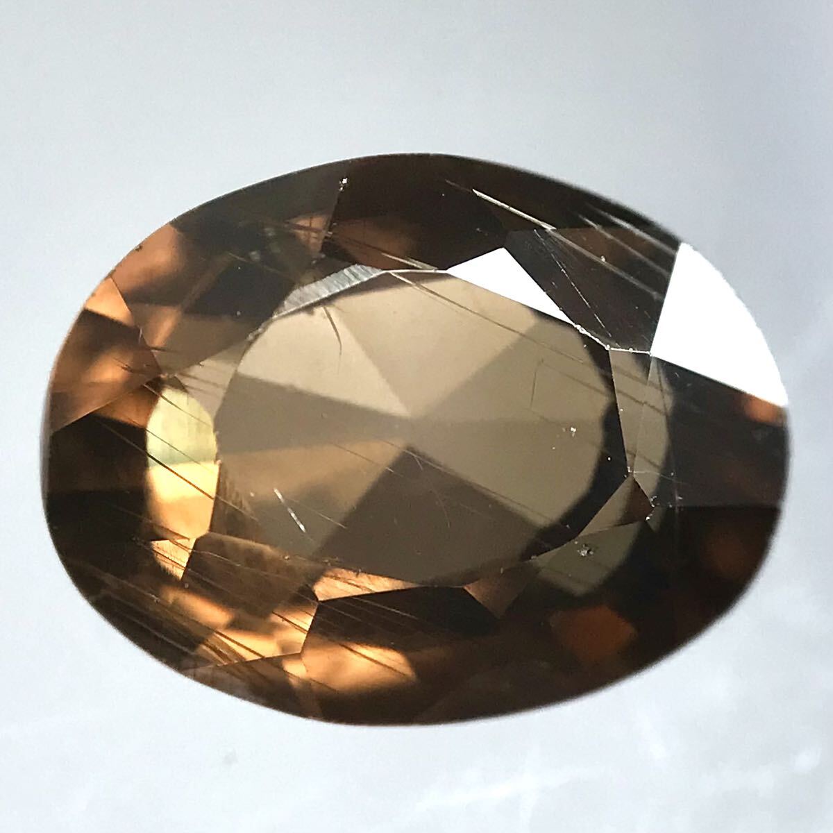 (天然ジルコン約2.507ct)m 約9.0×6.8mm ルース 裸石 zircon宝石 ジュエリー iの画像1