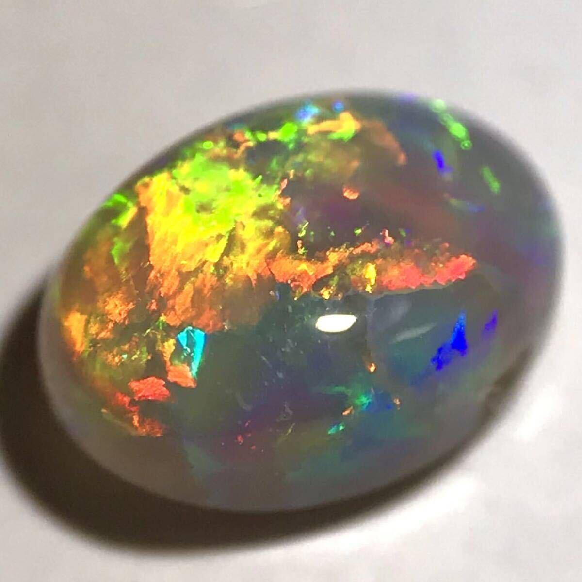 . цвет эффект!! ( натуральный black opal 0.778ct)m примерно 7.0×4.8mm разрозненный камни не в изделии драгоценнный камень ювелирные изделия jewerly black opal i