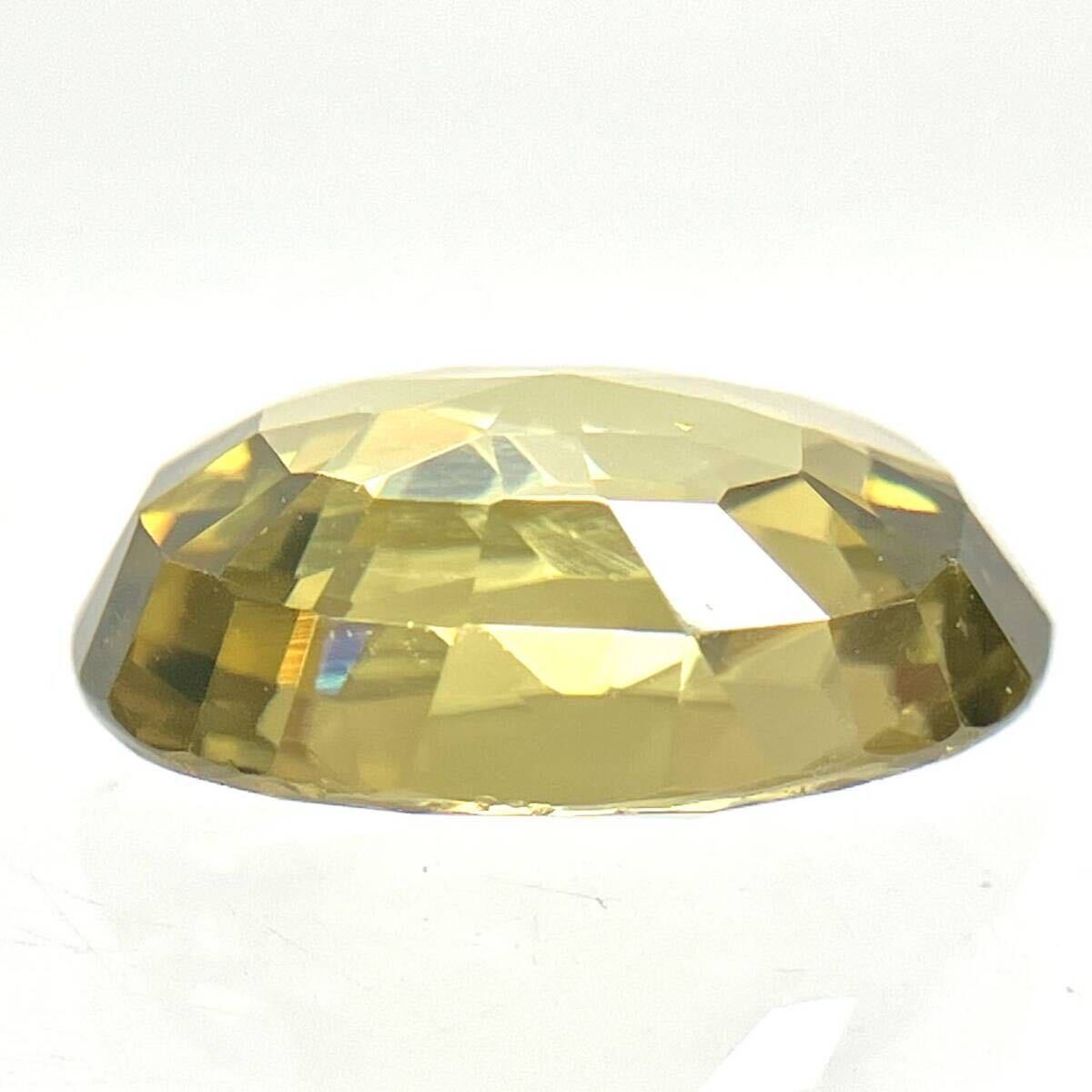 ( natural zircon 6.185ct)m approximately 12.1×9.1mm loose unset jewel zircon gem jewelry so-ting attaching k