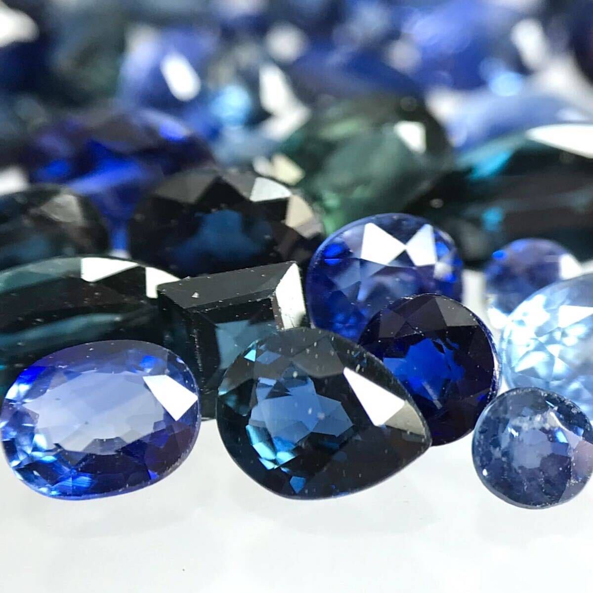 (天然サファイアおまとめ30ct)m 裸石 宝石 Sapphire sapphire サファイア コランダム 藍玉 jewelry ジュエリー i_画像2