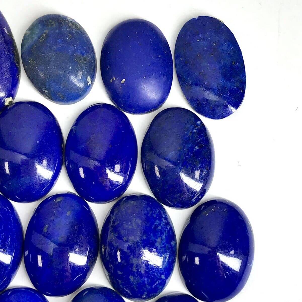 (天然ラピスラズリ18点おまとめ 150ct)m ルース 裸石 宝石 ジュエリー jewelry lapis lazuli 瑠璃 i_画像3