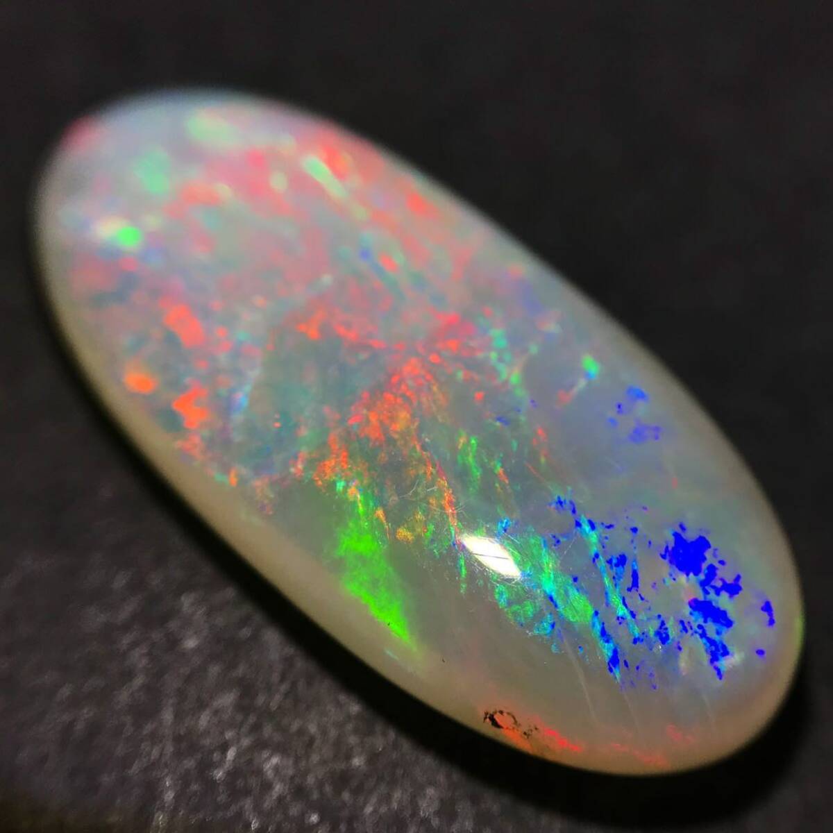 . color effect!!( natural opal 5.750ct)m approximately 21.7×10.5mm loose unset jewel gem jewelry jewelry opal i