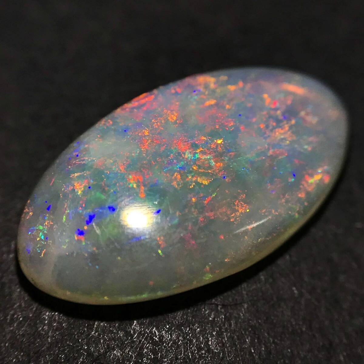 遊色効果!!(天然オパール1.950ct)m 約14.0×8.0mm ルース 裸石 宝石 ジュエリー jewelry opal i_画像3