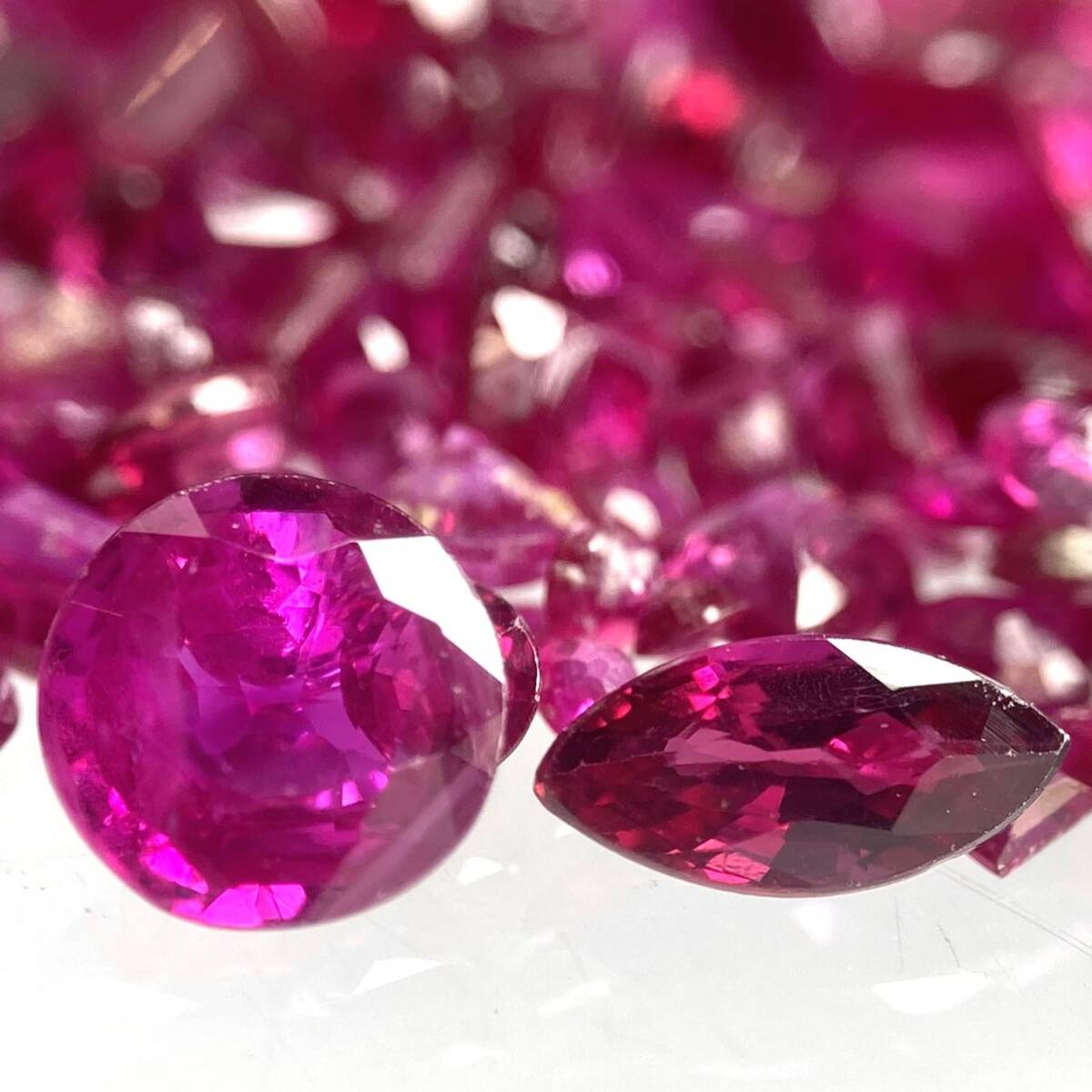(天然ルビーおまとめ)m 20ct 裸石 宝石 ruby コランダム 紅玉 jewelry corundum ジュエリー K_画像1