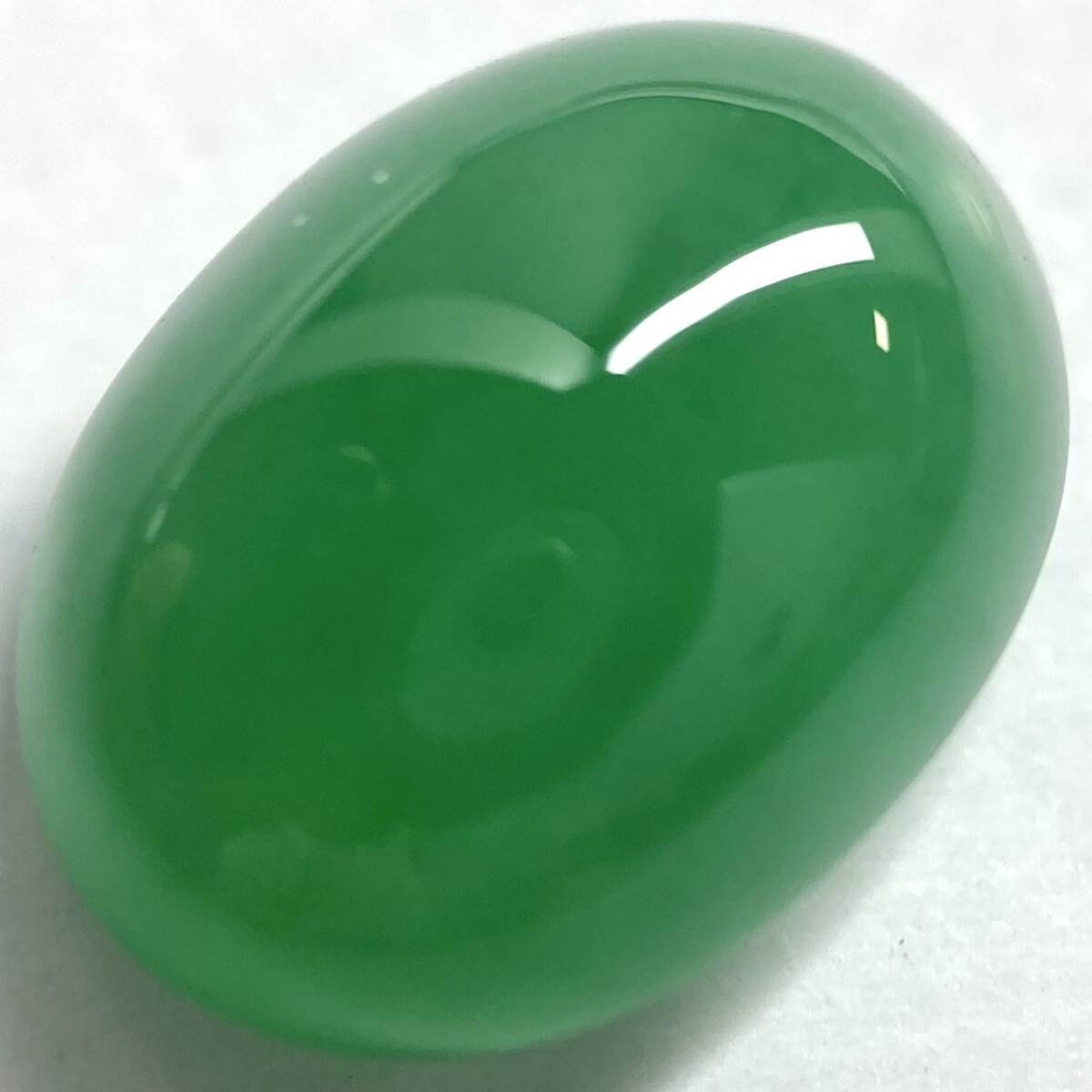(天然本翡翠2.960ct)m 約9.8×7.1mm ルース 裸石 宝石 ジュエリー jade jadeite ジェダイト DA0/DA0 K_画像1