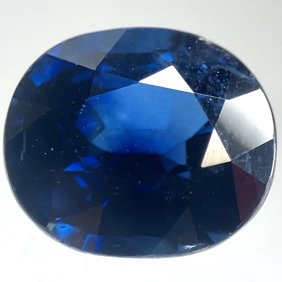 (天然サファイア2.392ct)m 約8.1×7.0mm ルース 裸石 宝石 ジュエリー sapphire corundum コランダム テDE0 K_画像1