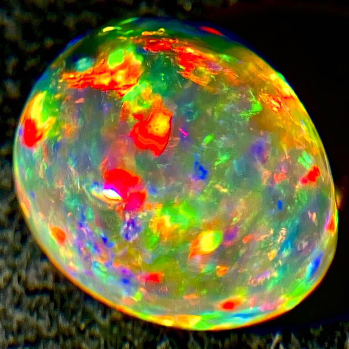. color effect!!( natural opal 2.661ct)m approximately 10.3×8.5mm loose unset jewel gem jewelry jewelry opal K