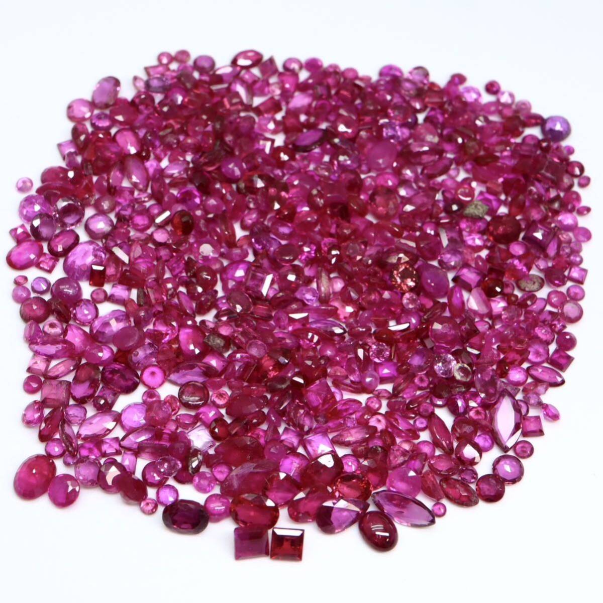 (天然ルビーおまとめ)m 50ct 裸石 宝石 ruby コランダム 紅玉 jewelry corundum ジュエリー K_画像5