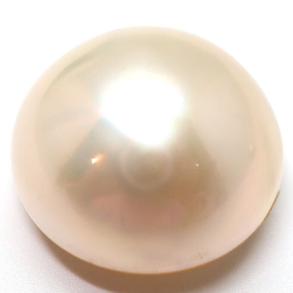 (マベパール2点おまとめ)m 32ct 16.5-17.0mm pearl パール 半円真珠 ジュエリー jewelry 裸石 宝石 EA0 k_画像3