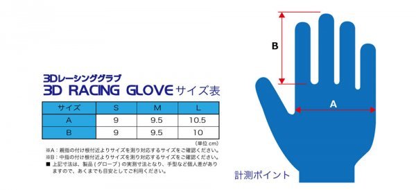 * new goods unused FET3D racing glove BK/BK M size 