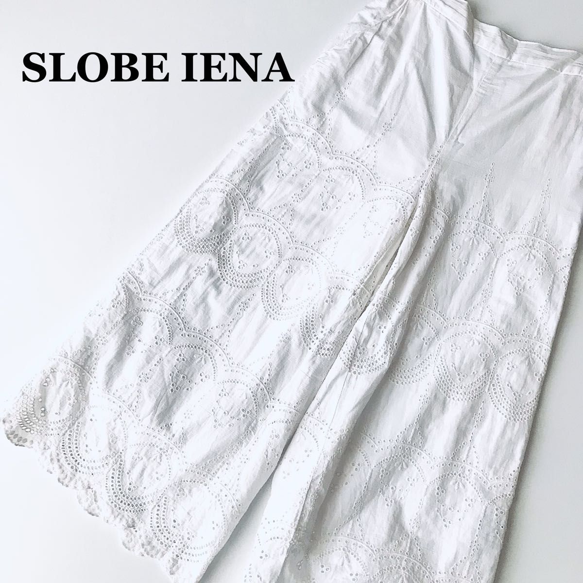 SLOBE IENAスローブイエナ 刺繍レースパンツ カットワーク SLOBE IENAスローブイエナ 刺繍レースパンツ カットワーク
