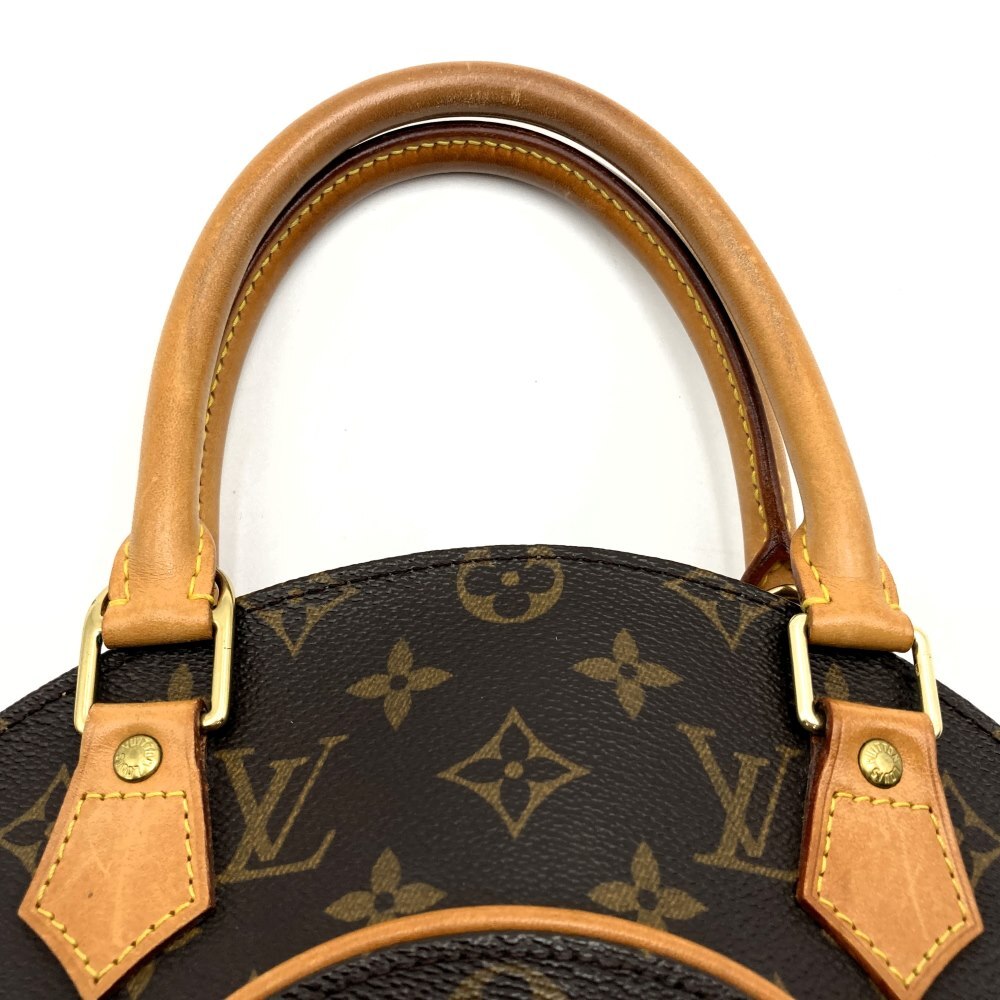 【ベタ無し】ルイ・ヴィトン M51127 エリプスPM ハンドバッグ 手提げ ブラウン モノグラム レディース LOUIS VUITTON_画像5