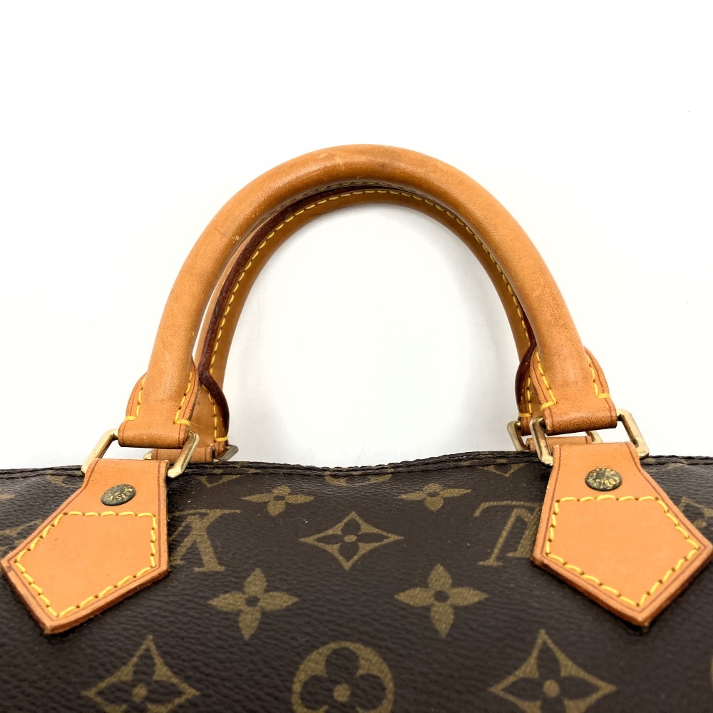 【ベタ無し】LOUIS VUITTON ルイ・ヴィトン M41107 スピーディ35 ミニボストンバッグ ハンドバッグ ブラウン モノグラム レディース_画像5