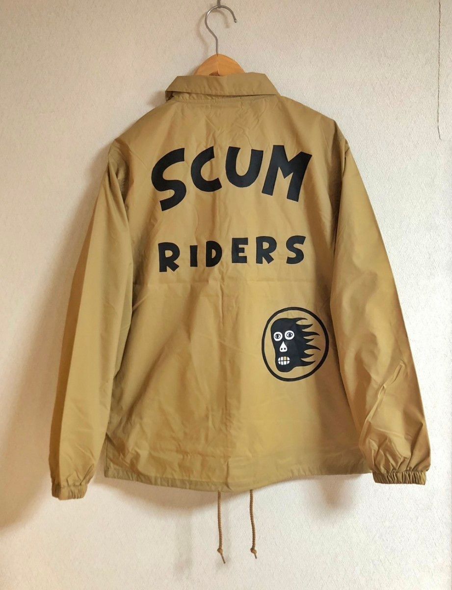 SCUMBOY TATTOO × 「SCUM RIDERS」 スカムボーイ コヨーテ コーチジャケット【ＸＬ】新品