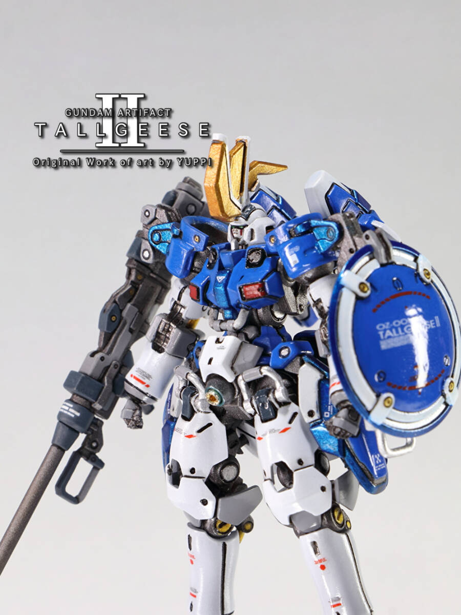 トールギスⅡ ガンダムアーティファクト 塗装済み完成品 オリジナル台座ケース付 改修・カスタム品 ☆送料無料☆_画像1