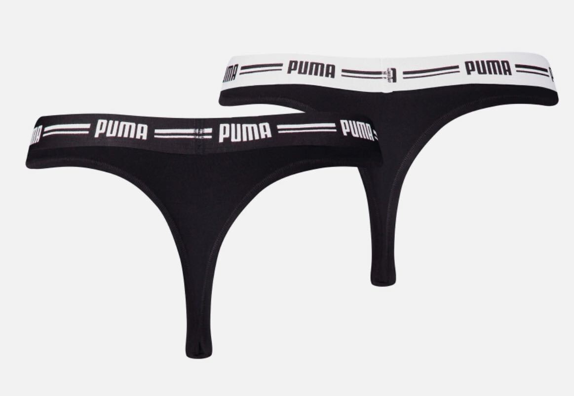 Puma Tバックショーツ(黒/2枚セット) Sサイズ