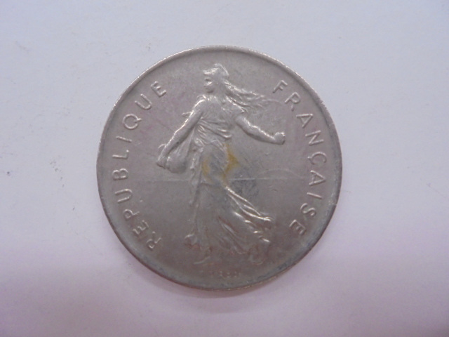 【外国銭】フランス 5フラン ニッケル貨 1972年 古銭 硬貨 コイン ②_画像2