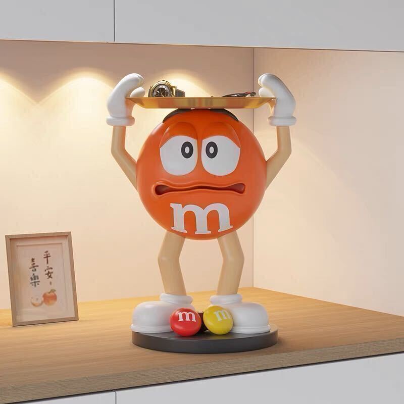 大人気★m&m's オレンジ ディスペンサー フィギュア 置物 新品_画像4