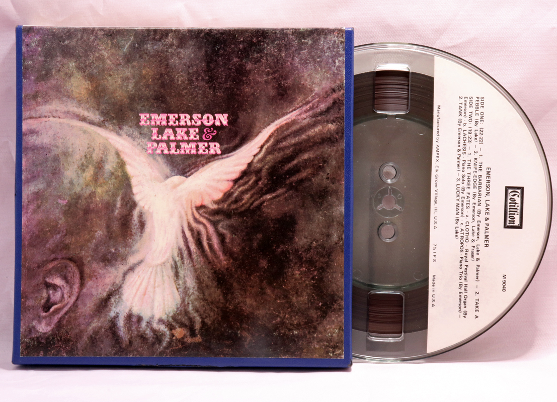 ★ キラーサウンド 4-TRACK 19cm オープンテープ美再生 ★ 轟音ラッキーマン【US ORIG 1971年 AMPEX】ELP / Emerson Lake & Palmer ♪ 美品の画像1
