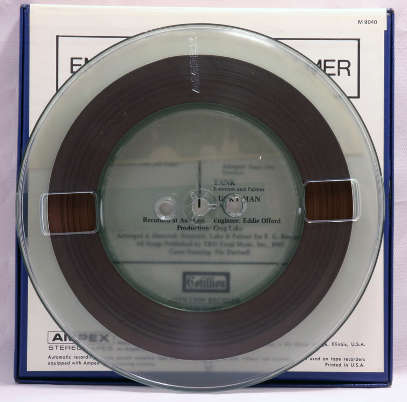 ★ キラーサウンド 4-TRACK 19cm オープンテープ美再生 ★ 轟音ラッキーマン【US ORIG 1971年 AMPEX】ELP / Emerson Lake & Palmer ♪ 美品の画像8