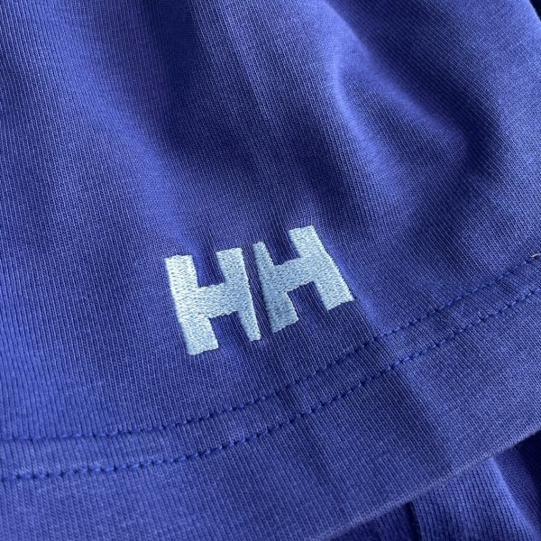 国内正規 HELLY HANSEN ヘリーハンセン POLYGIENE S/S FISH Tee XL 魚 半袖 プリント 袖ロゴ 刺繍 Tシャツ HE61731 TEE トップス ブルー_画像5