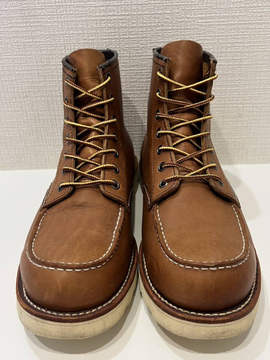 *Hawkins* Hawkins *HL40010* leather boots * Work boots *moktu* race up * Brown * tea color *US10*28.0cm* Myanma made *