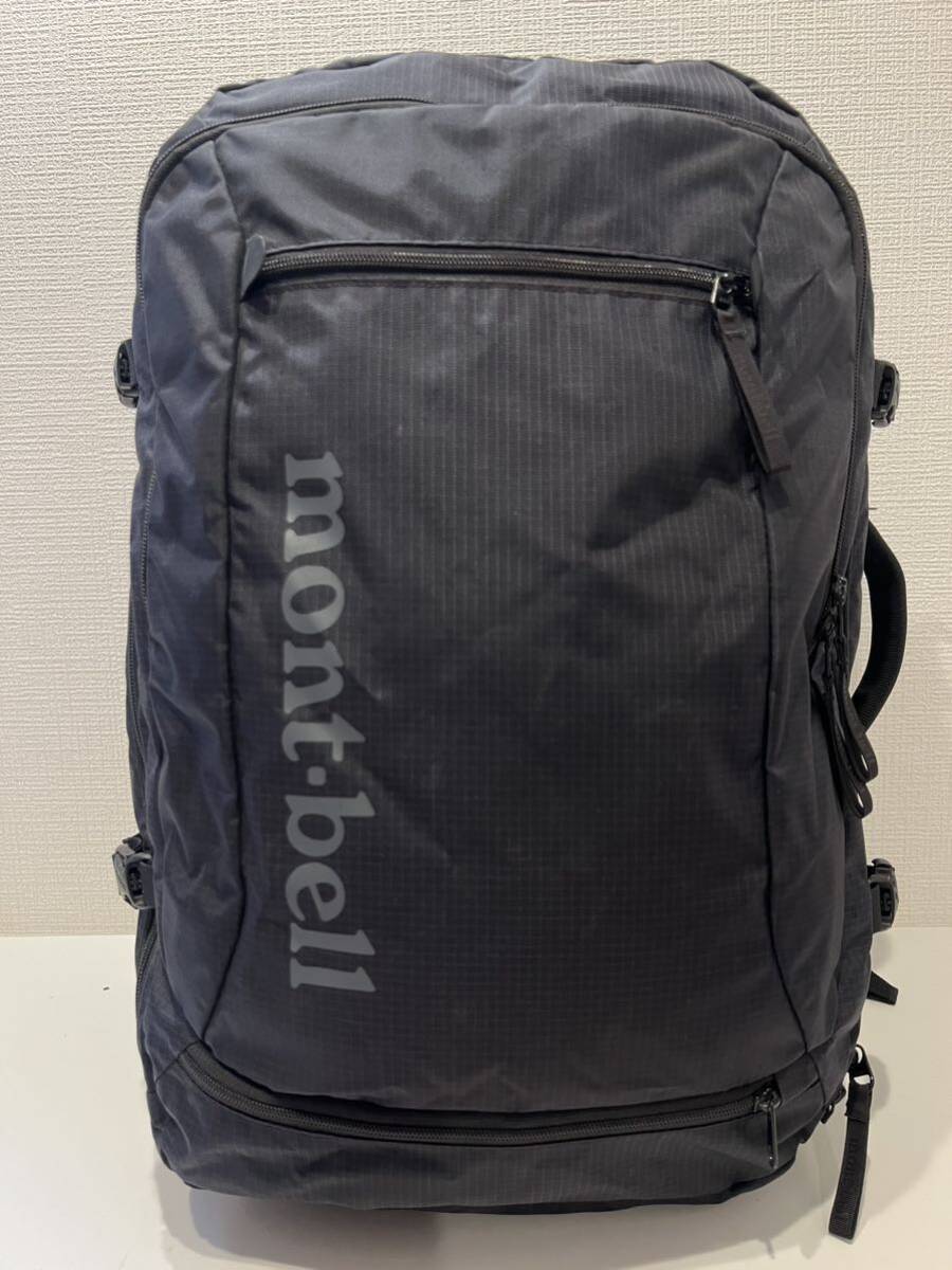 *montbell* Mont Bell *3way* Try pack 45*1133107* travel bag * backpack * rucksack * shoulder bag * black * black 