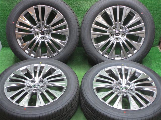 中古 ホイールタイヤ 4本 225/55R19 2023年製 9分山 トヨタ ８０系 ハリアー 純正 ラジアル タイヤ トーヨー プロクセス R46A_画像1