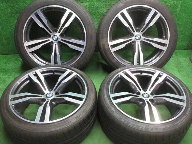 中古 ホイールタイヤ 4本 245/45R20 2023年製 9分山 BMW純正 7シリーズ ラジアル タイヤ ブラックアロー_画像1