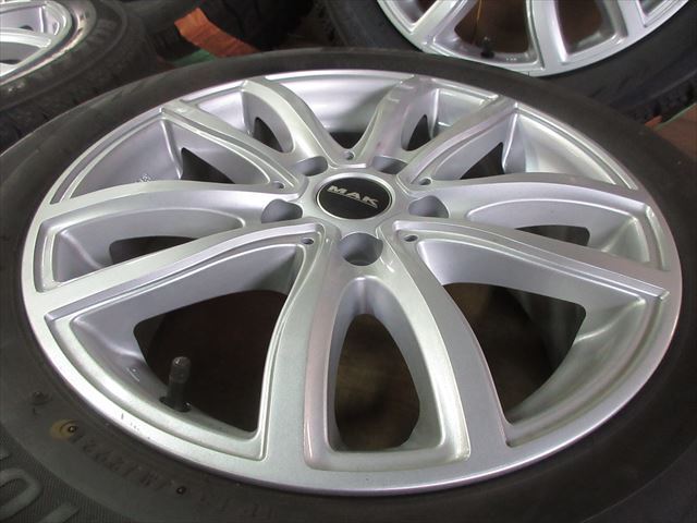 中古 ホイールタイヤ 4本 195/55R16 2021年製 【美品】MAK FAHR スタッドレス タイヤ BS ブリザック VRX_画像3