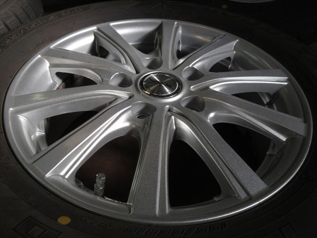 中古 ホイールタイヤ 4本 195/65R15 0年製 8分山 【美品】VEX SN-10R スタッドレス タイヤ GY アイスナビ6_画像3