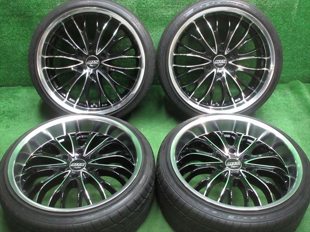 中古 ホイールタイヤ 4本 225/35R20 2013年製 3分山 キングダム MTS ラジアル タイヤ ニットー NT555_画像1