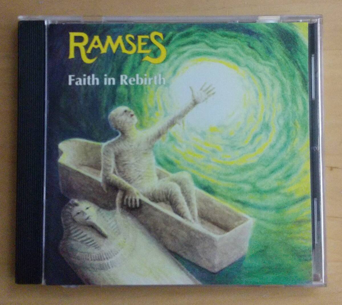 【RAMSES/FAITH IN REBIRTH/1993年/1stアルバム/ヘヴィ・メタル/ベルギー出身/中古輸入盤/廃盤/入手困難/状態良好】_画像1