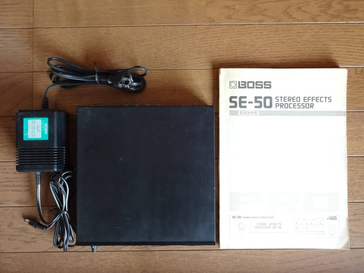 BOSS SE-50　電源コード付き　電池新品_画像1