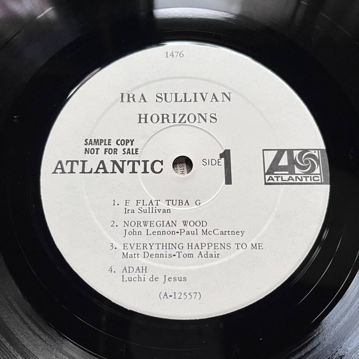 【稀少！USオリジナル盤 白PROMO！MONO！ハードバップ モーダル名盤】IRA SULLIVAN『HORIZONS』アイラ・サリヴァン/JAZZ NEXT STANDARD掲載_画像4