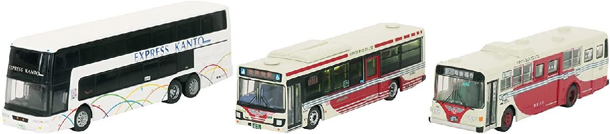 TOMYTEC ザ・バスコレクション バスコレ 関東バス創立90周年 3台セット_画像1