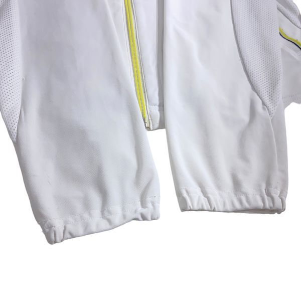 MUNSINGWEAR マンシングウェア 吸水速乾 ゴルフシャツ Lサイズ 白 ホワイト ロゴ刺繍 カットソー ロンT レディース 日焼け対策の画像6