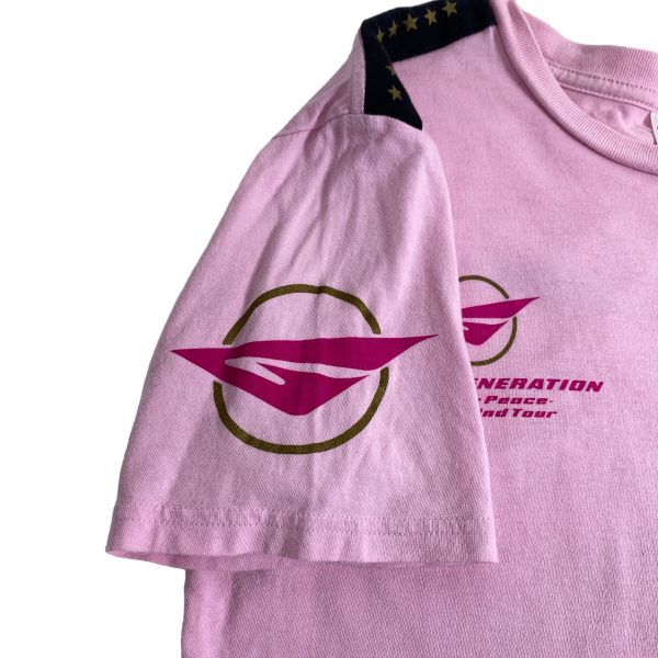 【レア】少女時代 GIRLS' GENERATION 半袖 Tシャツ ピンク ジャパンツアー ネクタイTシャツ_画像7