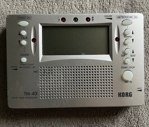 KORG TM-40 チューナーメトロノーム デジタル 中古品 送料無料_画像2