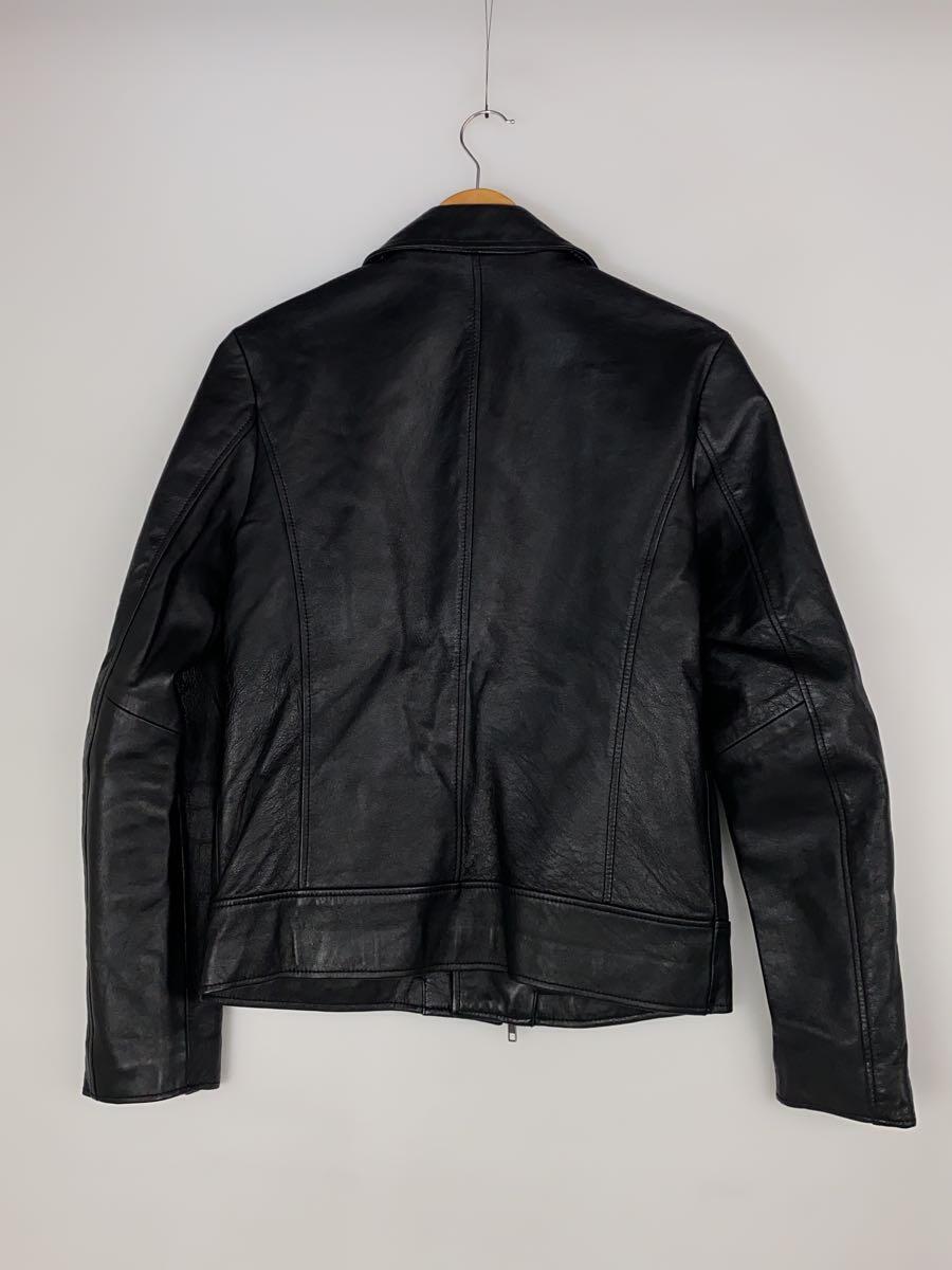 URBAN RESEARCH* double rider's jacket /38/ sheep leather / black /WH66-17M005