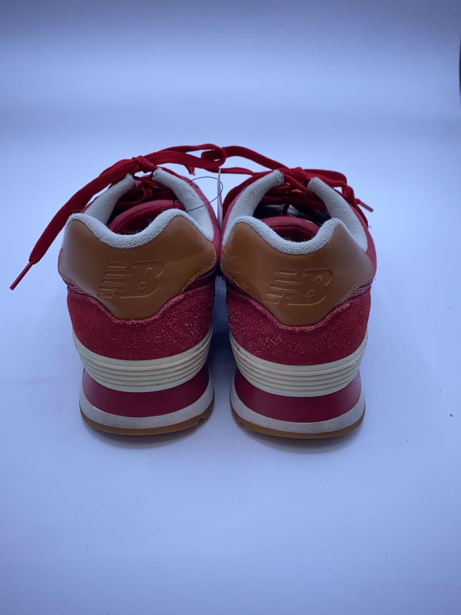 NEW BALANCE◆ニューバランス/ML574/28cm/RED_画像6