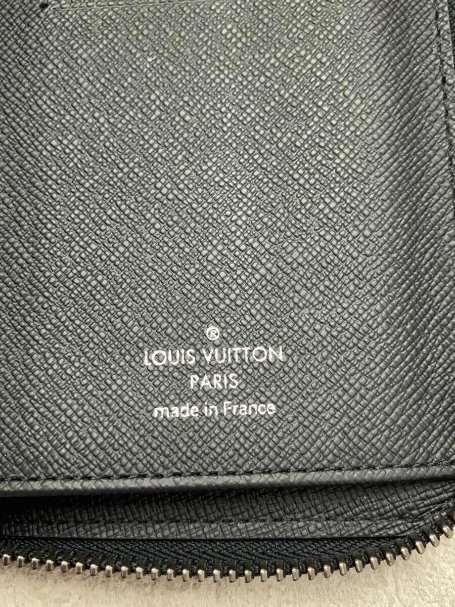 LOUIS VUITTON◆ジッピー・ウォレット・ヴェルティカル_モノグラム・エクリプス_BLK/PVC/BLK/メンズ_画像3