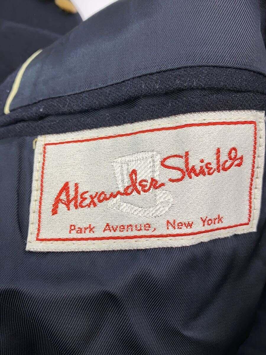 Alexander Shield /テーラードジャケット/42/ウール/NVY/無地/金ボタン/紺ブレ_画像3