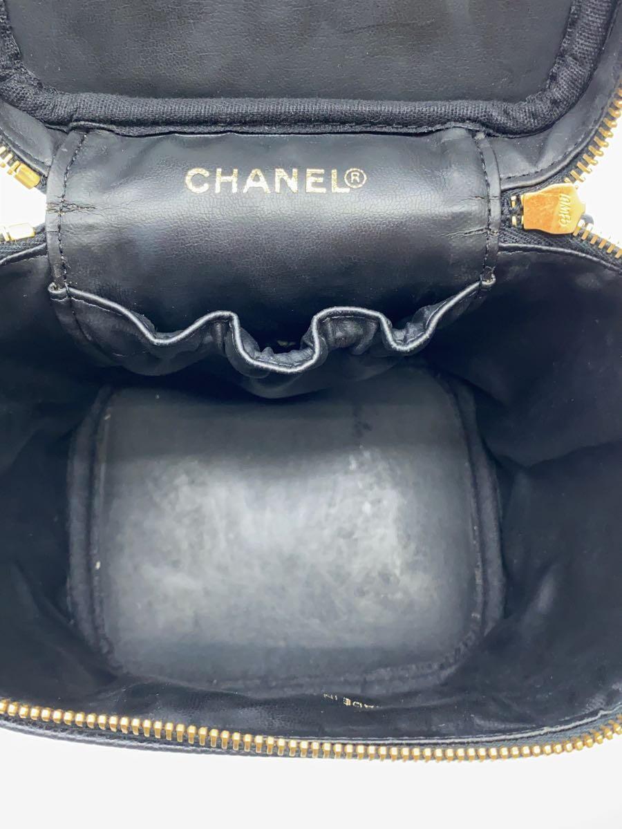CHANEL◇バニティバッグ_キャビアスキン_ココマーク_BRW/牛革 CHANEL◇バニティバッグ_キャビアスキン_ココマーク_BRW/牛革