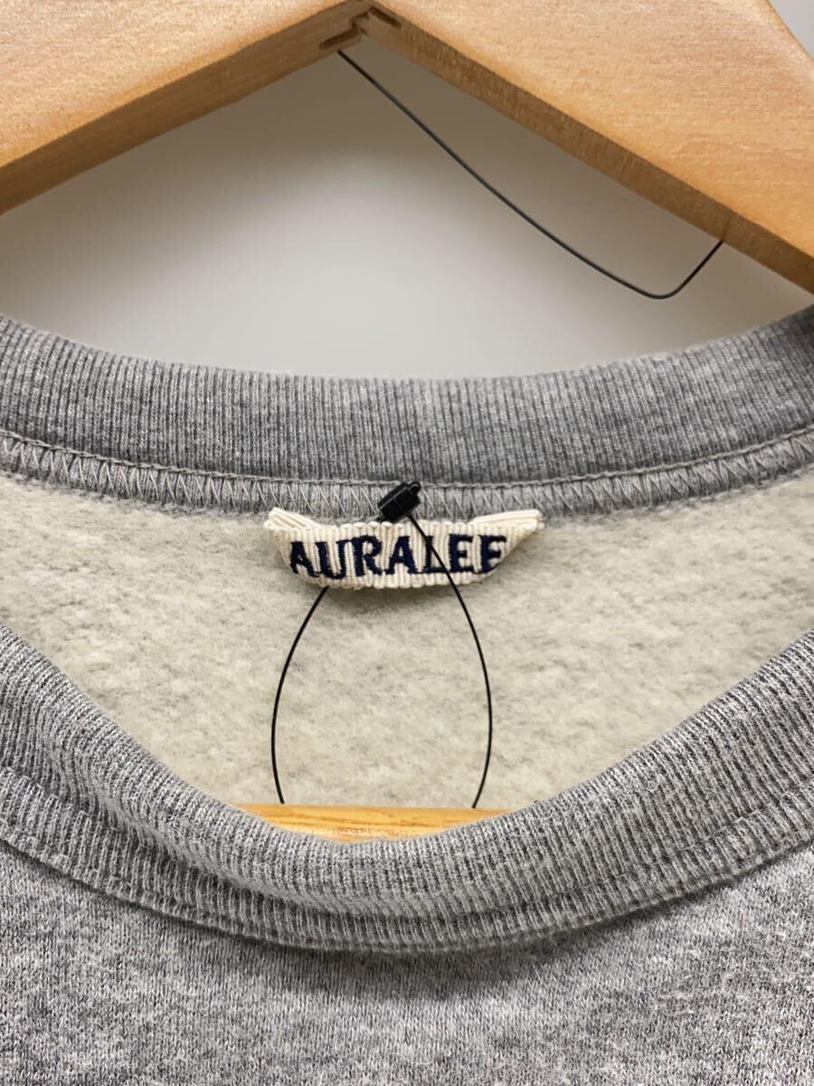 AURALEE* sweat /0/ cotton /GRY/A5P06BW