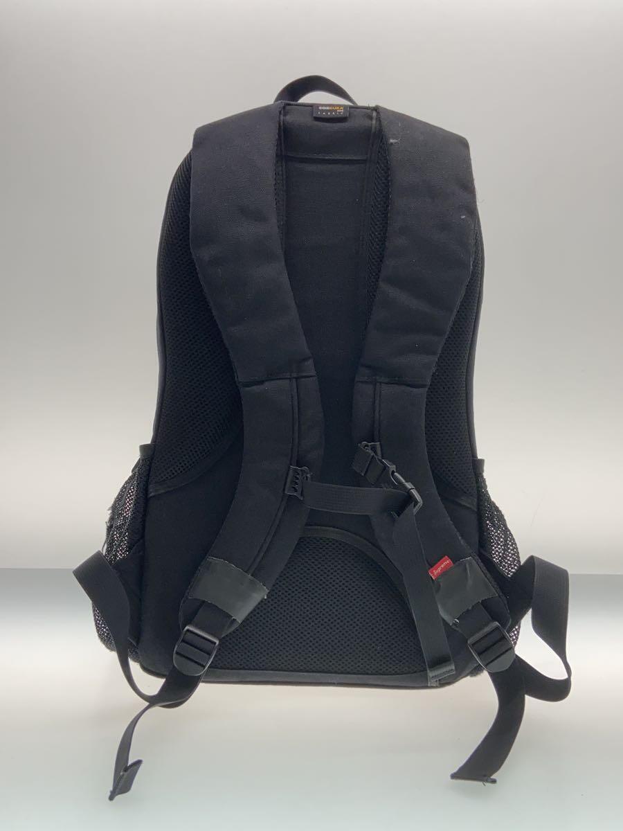 Supreme◆14ss/Logo Backpack/リュック/ポリエステル/BLK_画像3